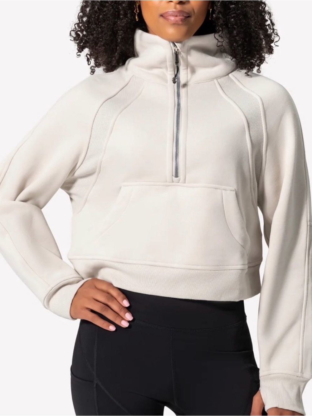 lululemon cropped scuba jacket